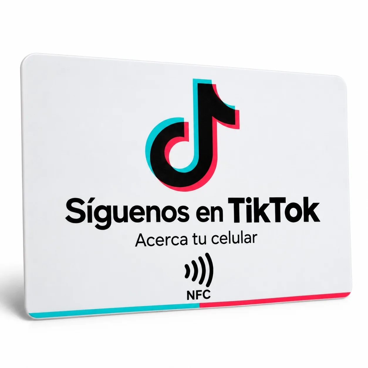 Letrero NFC para TikTok – Acceso Directo a tu Perfil