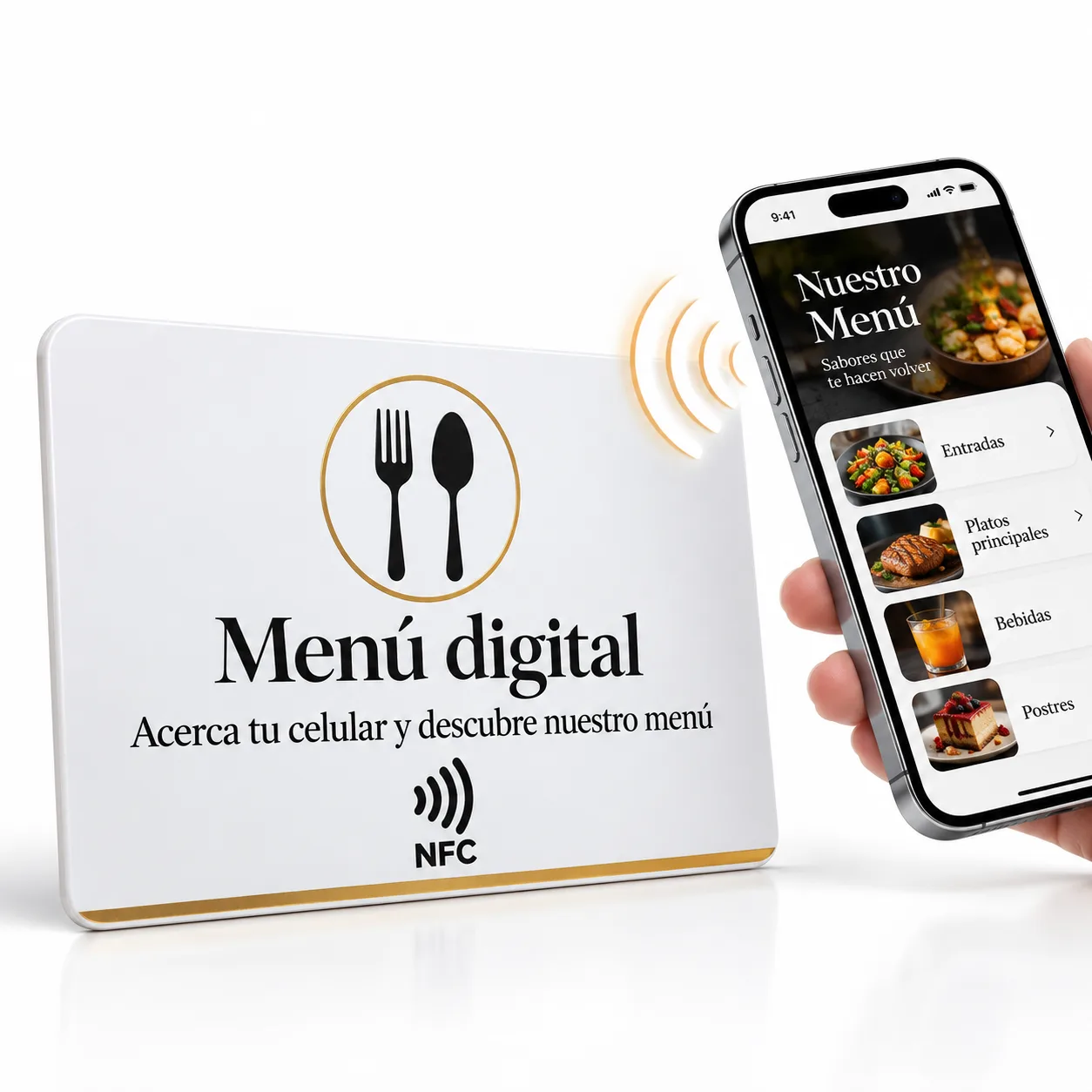 Sticker NFC para Menú Digital – Restaurantes y Cafeterías