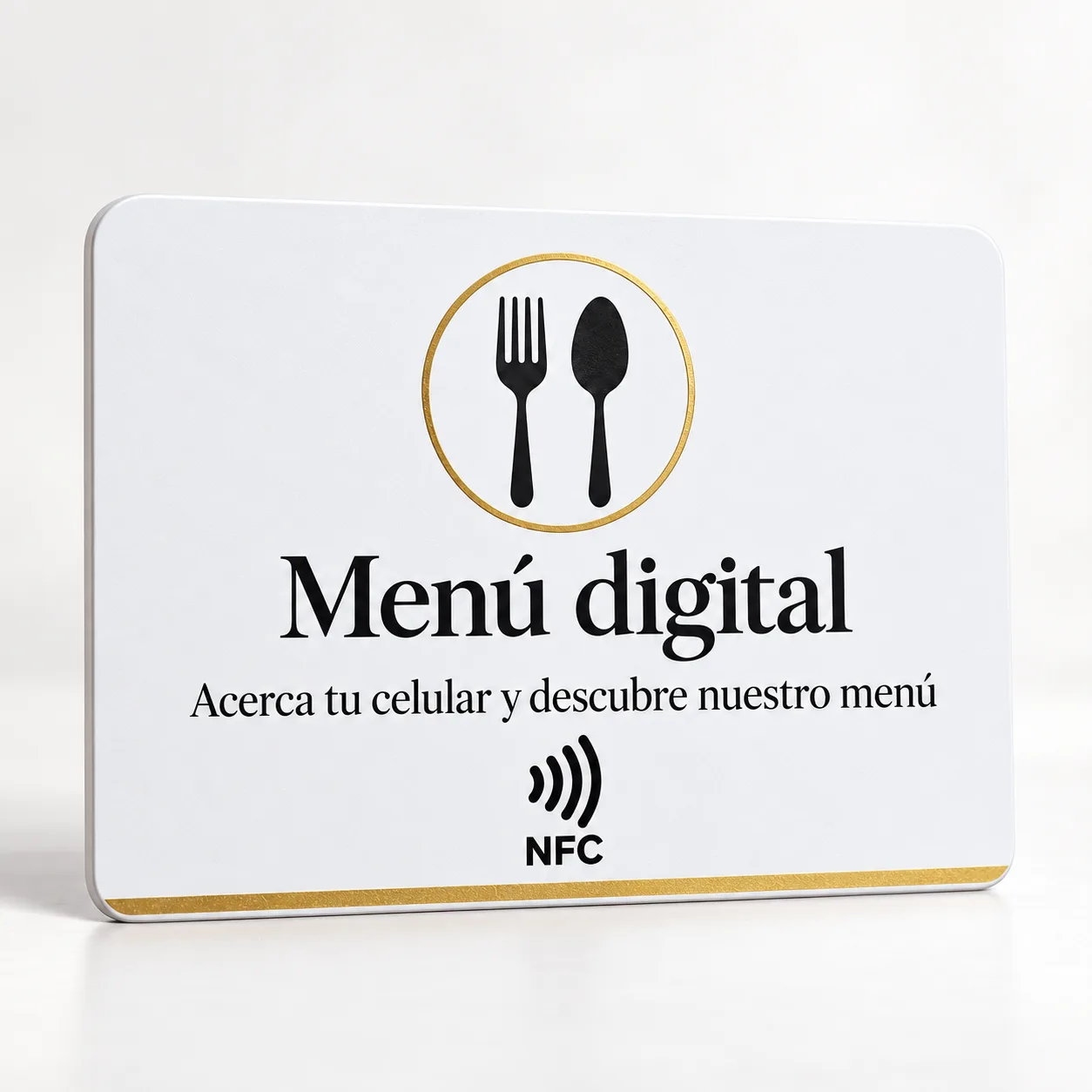 Tarjeta NFC para Menú Digital | Smartoken Chile