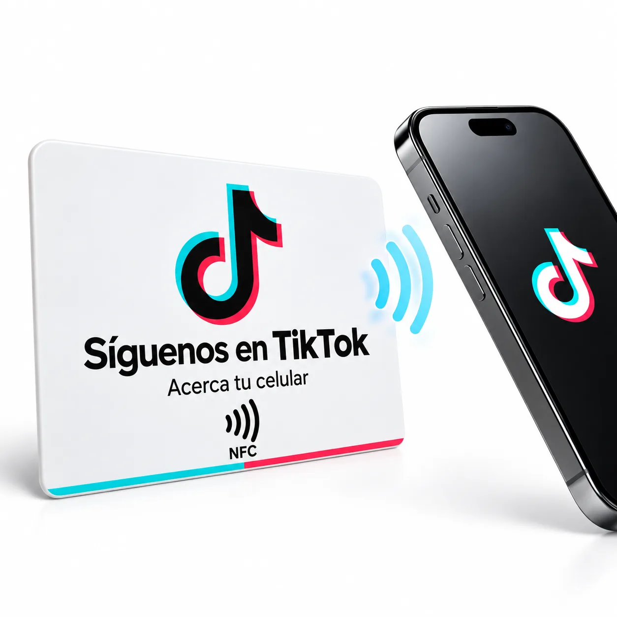 Letrero NFC para TikTok – Acceso Directo a tu Perfil