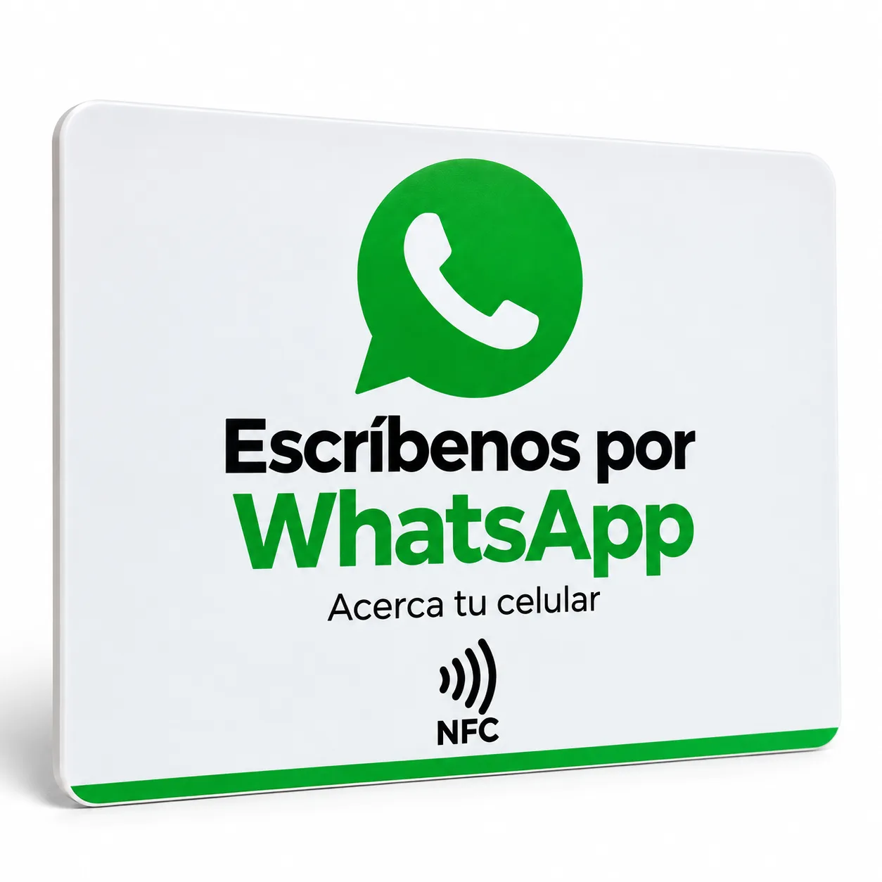 Letrero NFC para WhatsApp – Acceso Directo a tu Chat